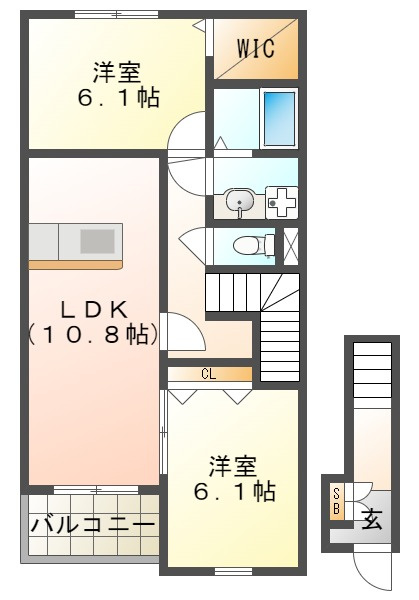 ユニヴェールの間取り