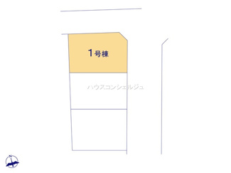 【区画図】 | 名古屋市千種区城木町3丁目54−1【仲介手数料無料】新築一戸建て 1号棟