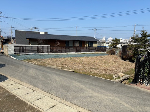津山市大谷　売土地の外観