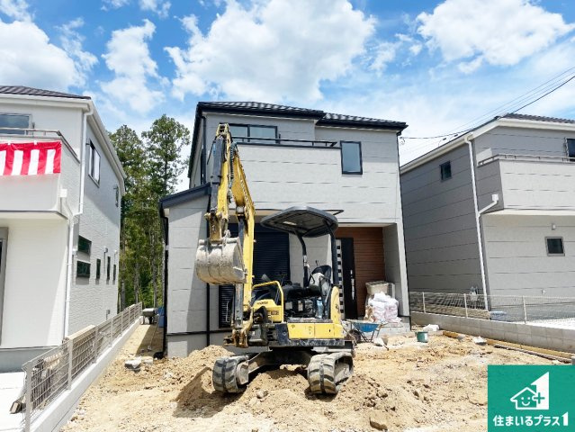 神戸市北区西山　第1期・第2期　新築一戸建ての外観|周辺は落ち着いた街並みの住宅地！子育てがしやすい住環境です！まだ未完成ですが、現地でしかわからない事もございます。是非一度ご覧ください。