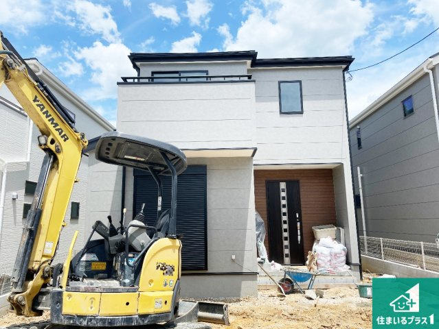 神戸市北区西山　第1期・第2期　新築一戸建ての外観|周辺は落ち着いた街並みの住宅地！子育てがしやすい住環境です！まだ未完成ですが、現地でしかわからない事もございます。是非一度ご覧ください。