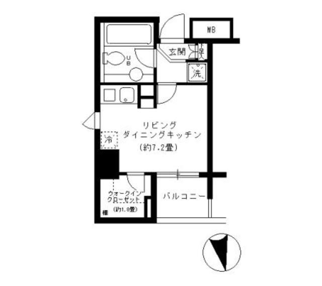 ＫＤＸレジデンス芝公園の間取り