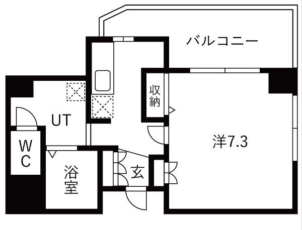 ディナスティ長居公園南の間取り