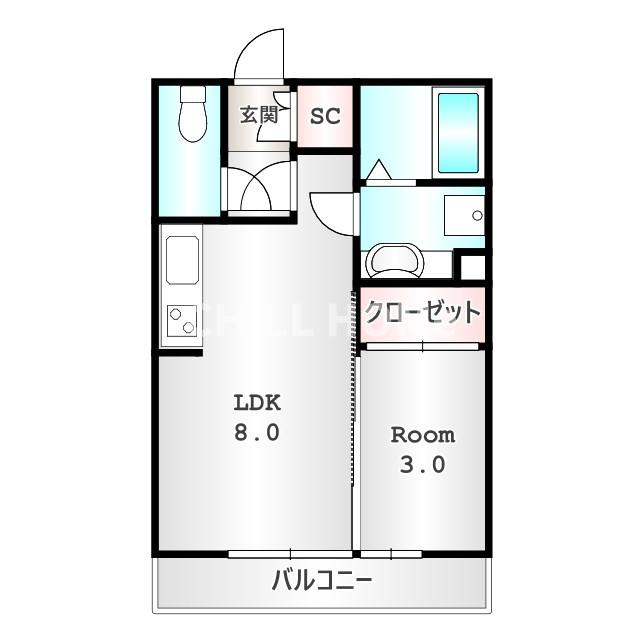 ナッツ　Ａの間取り|他社様掲載物件もまとめてご紹介、ご案内可能です(^^)/