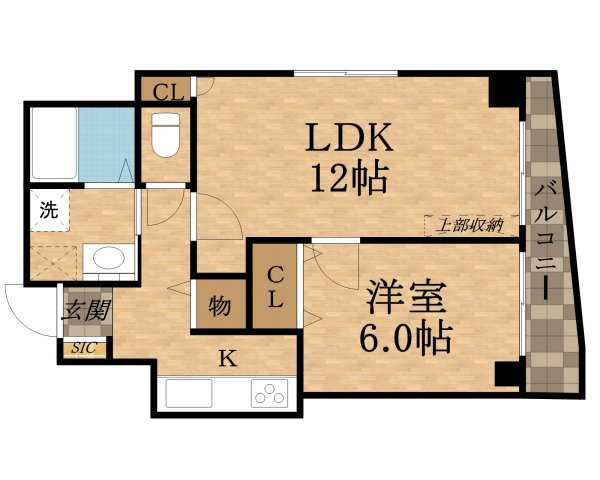 プレジール宝塚の間取り