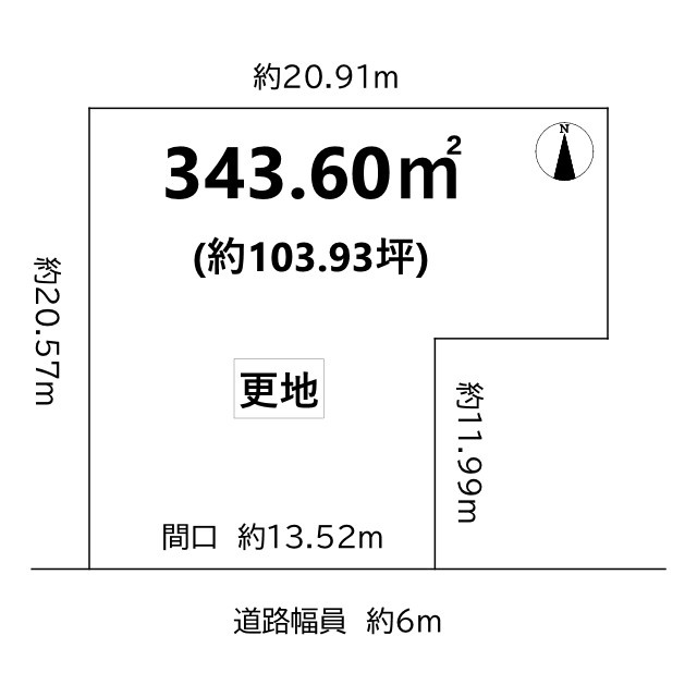 岩倉長谷町 土地の土地図