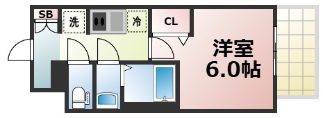 【間取り】 | プレサンス深江橋ラヴィゲート　仲介手数料無料