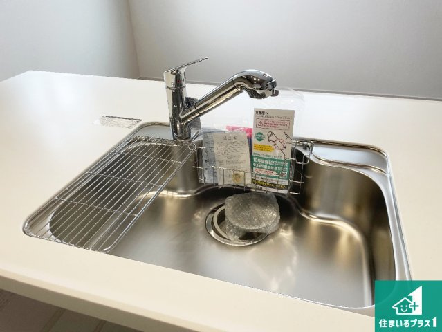 神戸市北区西山　第1期　新築一戸建ての設備|広々としたシンクで食器洗いも楽々！