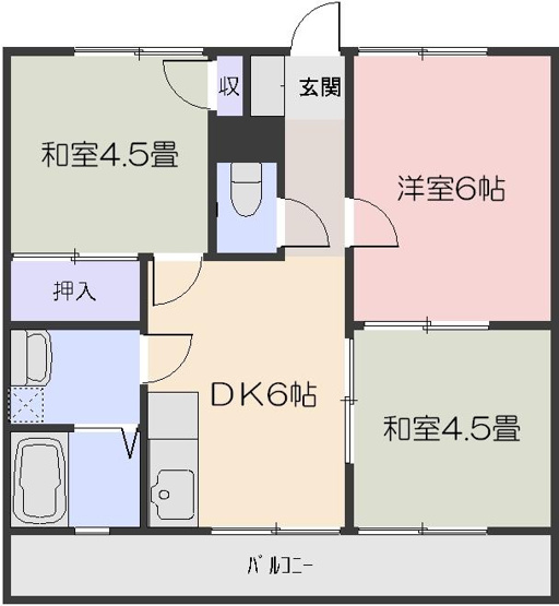【間取り】 | ビレッジ八浜