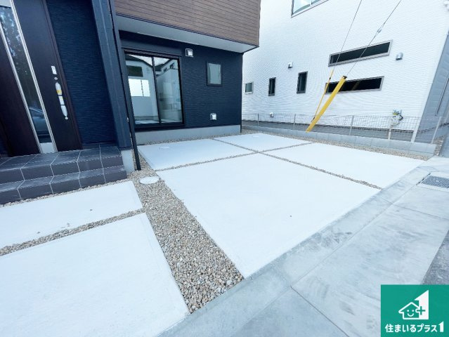 神戸市北区西山　第1期・第2期　新築一戸建ての駐車場|駐車スペース！散水栓があるので、こまめに愛車を洗えます！