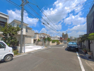 【前面道路含む現地写真】 | 名古屋市天白区福池２丁目250【仲介手数料無料】新築一戸建て　1号棟