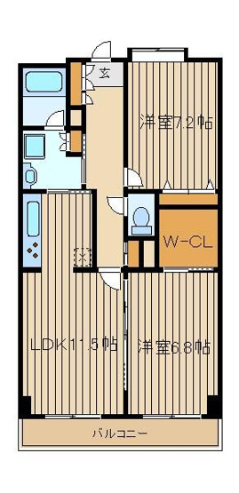 【間取り】 | シャトー本多Ⅱ