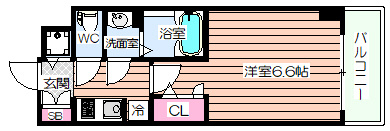 【間取り】 | S-RESIDENCE福島玉川Deux
