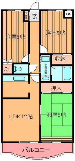 【間取り】 | ウィーブ北町
