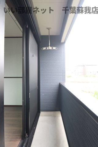 VERTEX市原Ⅱのバルコニー|お洗濯にも便利なバルコニー付き