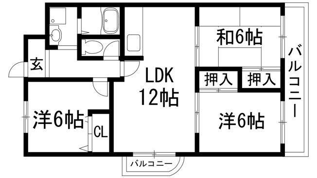 【間取り】 | プリメゾン栄美寿
