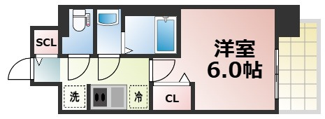 【間取り】 | プレサンス深江橋ラヴィゲート　仲介手数料無料