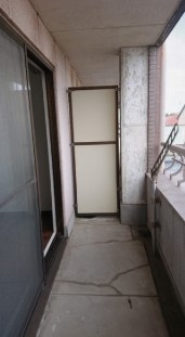 キャピタル壱番館のバルコニー