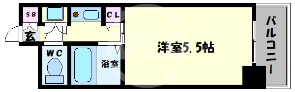 クラウンハイム夕陽丘の間取り|クラウンハイム夕陽丘　間取り