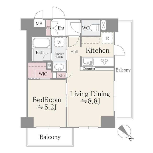 Ｇｒａｃｅ　Ｖｉｌｌａ　御茶ノ水の間取り