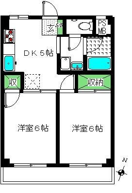 【間取り】 | ヴァルツ南台