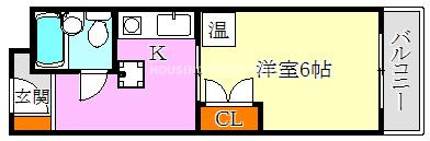 ハイツSea＆Seeの間取り