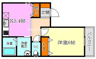 Regulus板宿の間取り