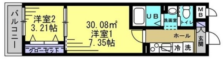 エスタディオ草加の間取り