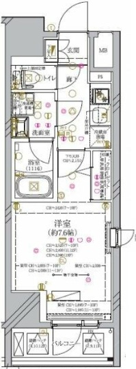 ディアレイシャス西武柳沢の間取り