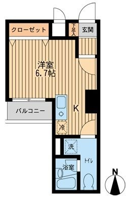 ドゥーエ西大島の間取り