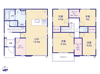 【間取り】 | 名古屋市緑区徳重４丁目310-2【仲介手数料無料】新築一戸建て　1号棟
