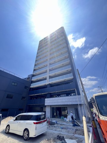 大阪市城東区東中浜９丁目の賃貸マンションの外観