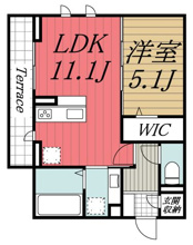 【間取り】 | D-ROOM君塚Ⅰ　A