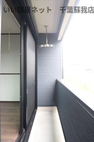 VERTEX市原Ⅱのバルコニー|暖かな日差しのふりそそぐバルコニー
