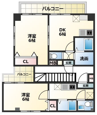 【間取り】 | アーバヒルズ中野新橋
