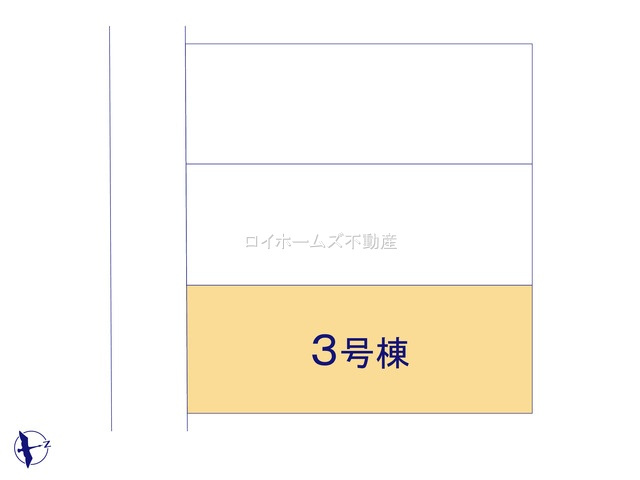 【区画図】 | 名古屋市南区楠町50-13『仲介料無料』新築戸建て | 3号棟