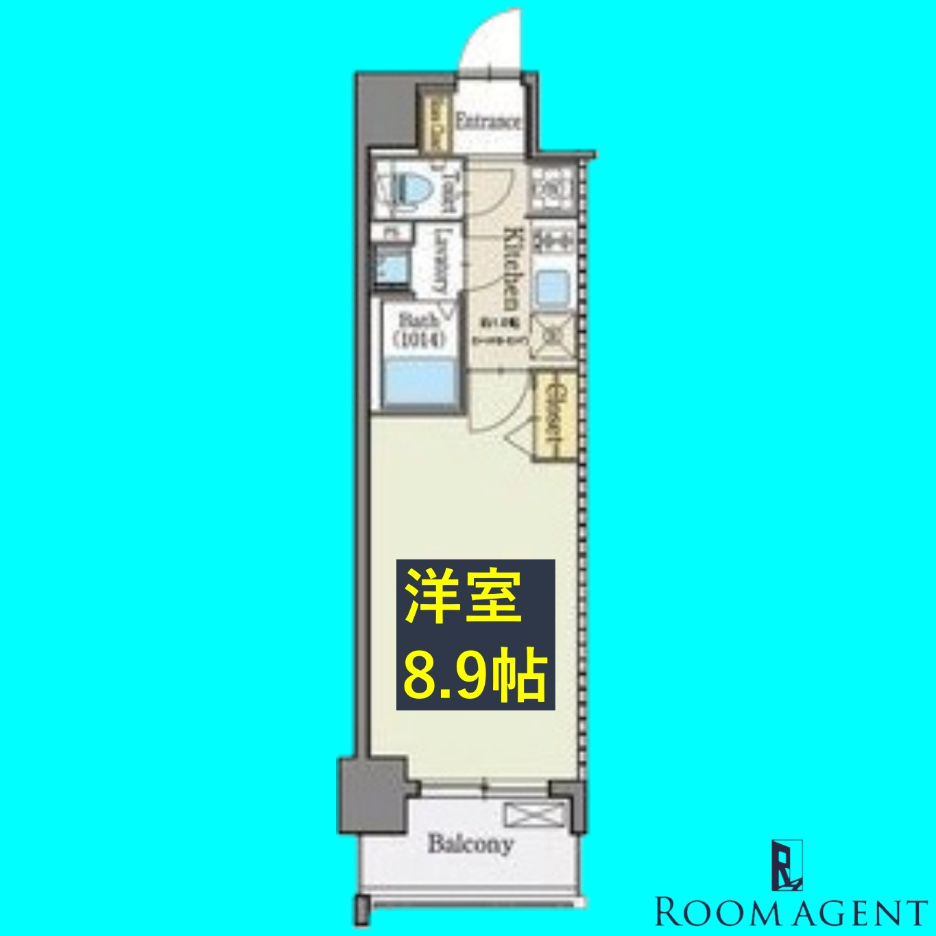 ファスティーナ志賀本通の間取り
