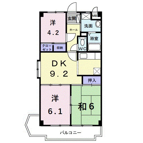 エミネンス深井の間取り