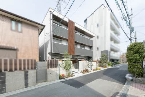 シャーメゾン八戸ノ里の外観パース
