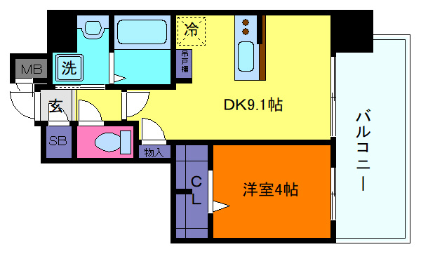 NEコート甲南町の間取り