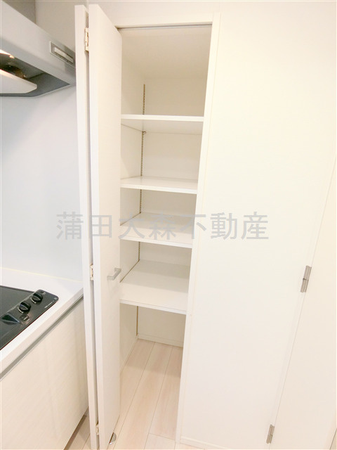 ロアール蒲田弐番館の収納|キッチン横可動棚収納！