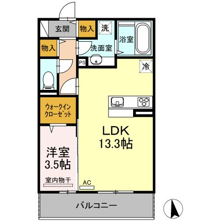【間取り】 | A＆M朝生田　B棟