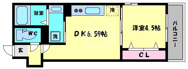 KTIレジデンス新深江の間取り|ＫTIレジデンス新深江　　間取り