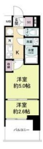 セレニテ難波グランデノールの間取り