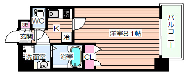 【間取り】 | ポルト・ボヌール塚本