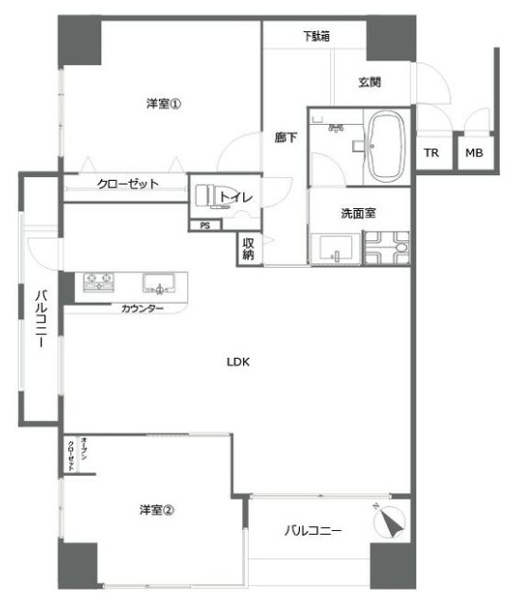 【間取り】 | クレアウォーターマーク☆仲介手数料無料☆