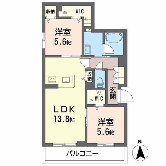 【間取り】 | パルクブリーゼⅡ