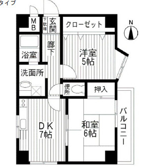 サニーパレス山口の間取り|サニーパレス山口　間取り