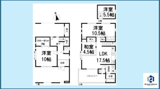 【間取り】 | 西区枇杷島1丁目戸建