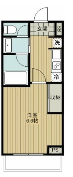 アーツ菊川の間取り|間取りです。